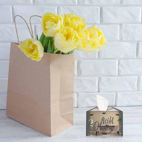 Wild Honey,One Acrylic Mirror tissue box with 100 X 2 Ply tissues (2+ MM) - FHMax.com