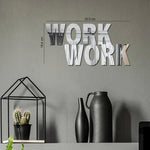 Work Work,  Acrylic Mirror wall art - FHMax.com
