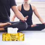 Yoga Heals The Soul, One Acrylic Mirror tissue box with 100 X 2 Ply tissues (2+ MM) - FHMax.com